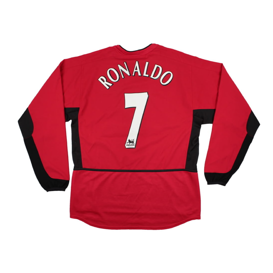 2002-04 Manchester United FC Heim Langarm