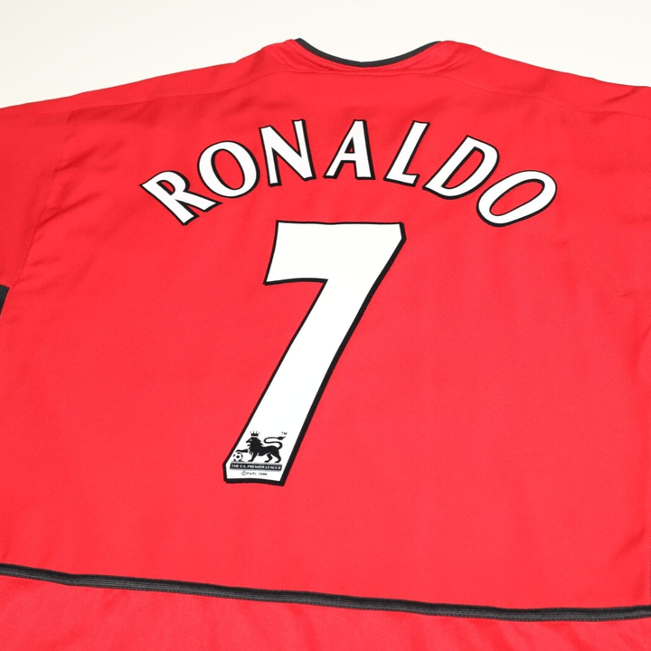2002-04 Manchester United FC Heim Langarm