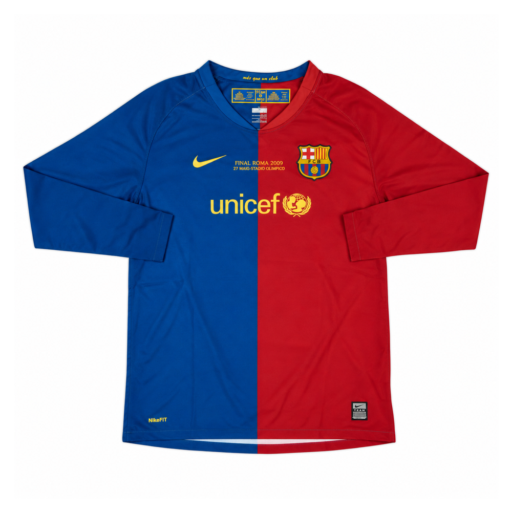 2008-09 FC Barcelona Thuis Lange Mouw