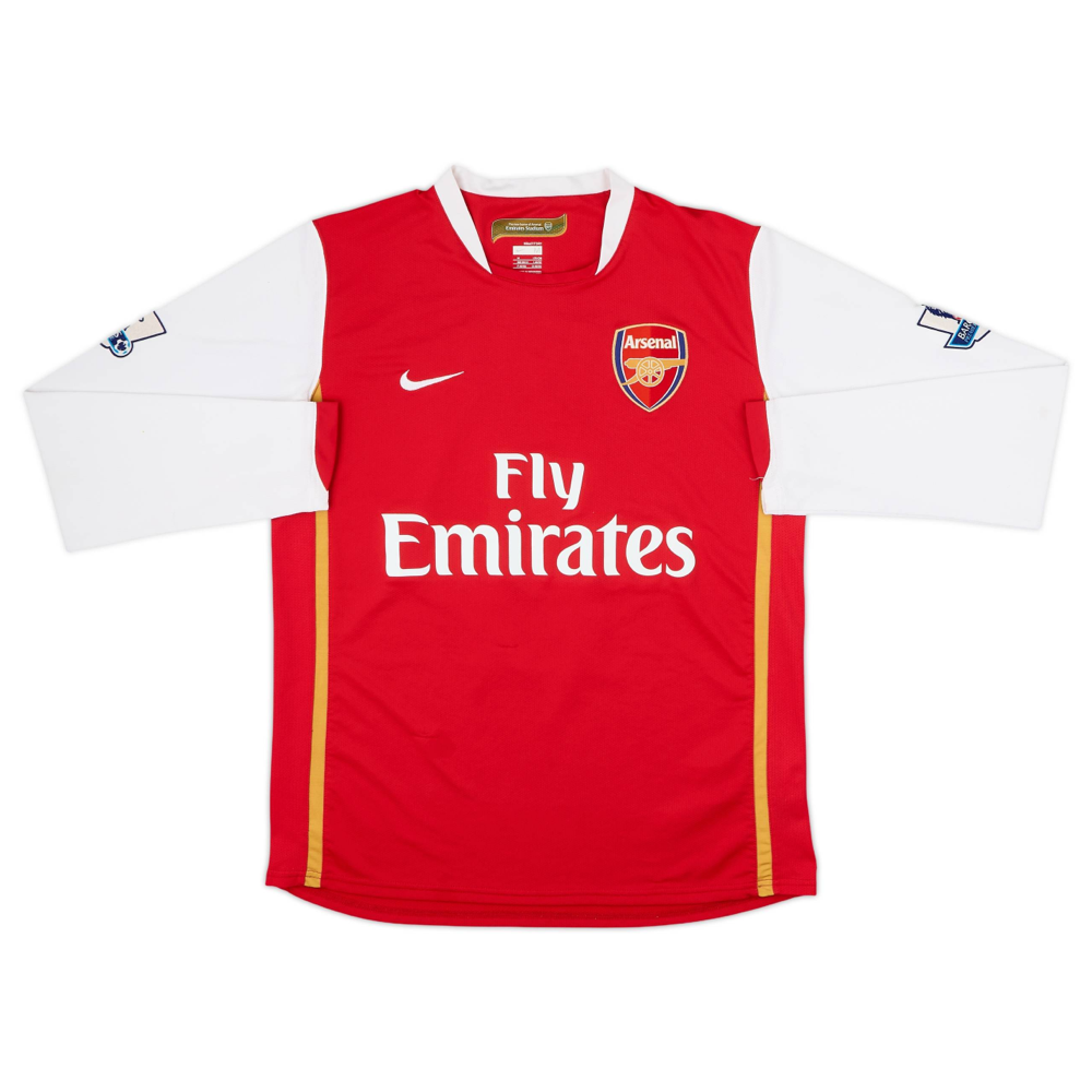2006-08 Arsenal FC Domicile Manches Longues