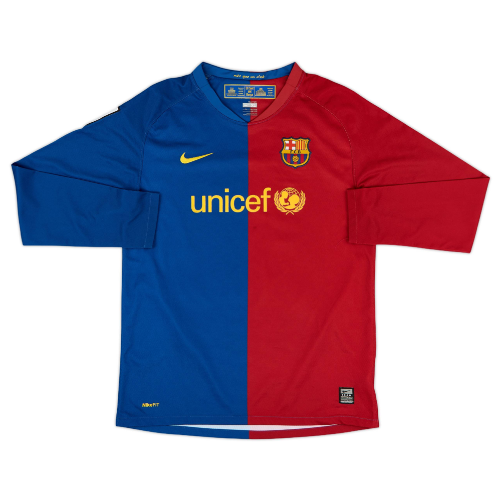 2008-09 FC Barcelona Heim Langarm