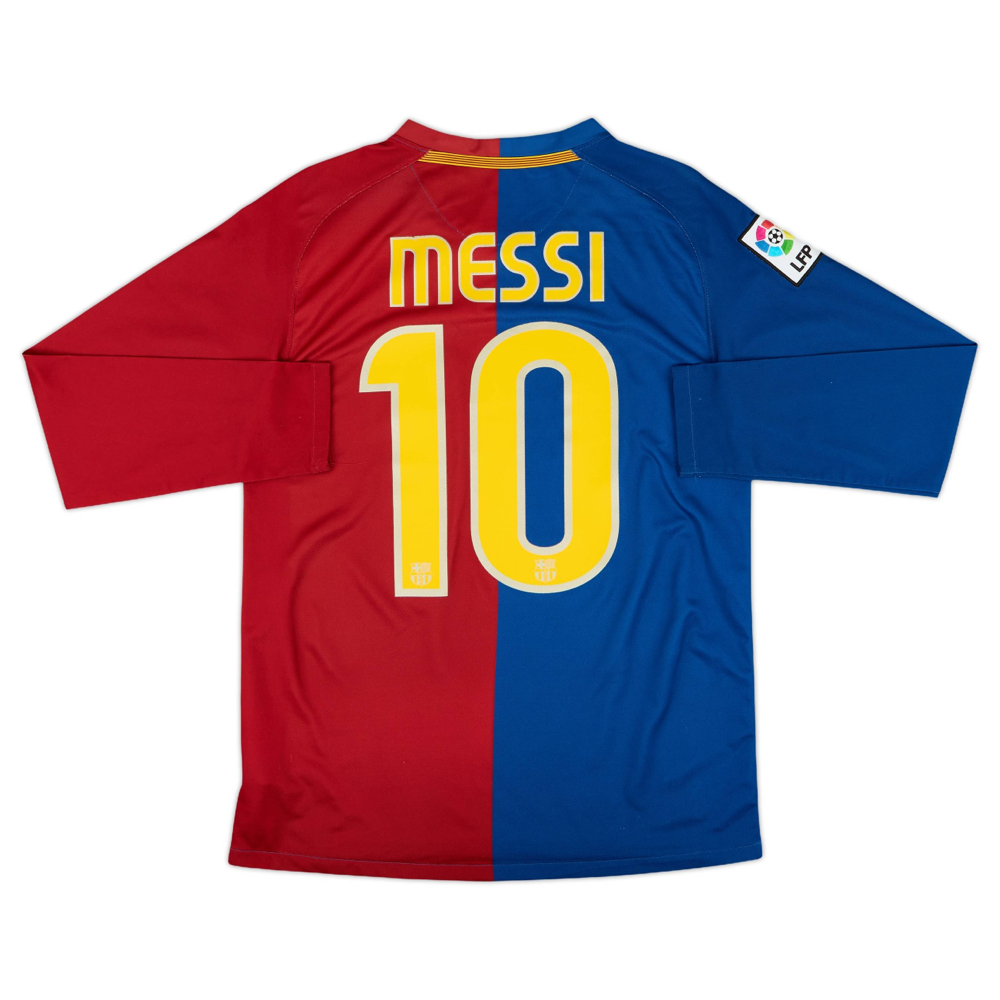 2008-09 FC Barcelona Heim Langarm