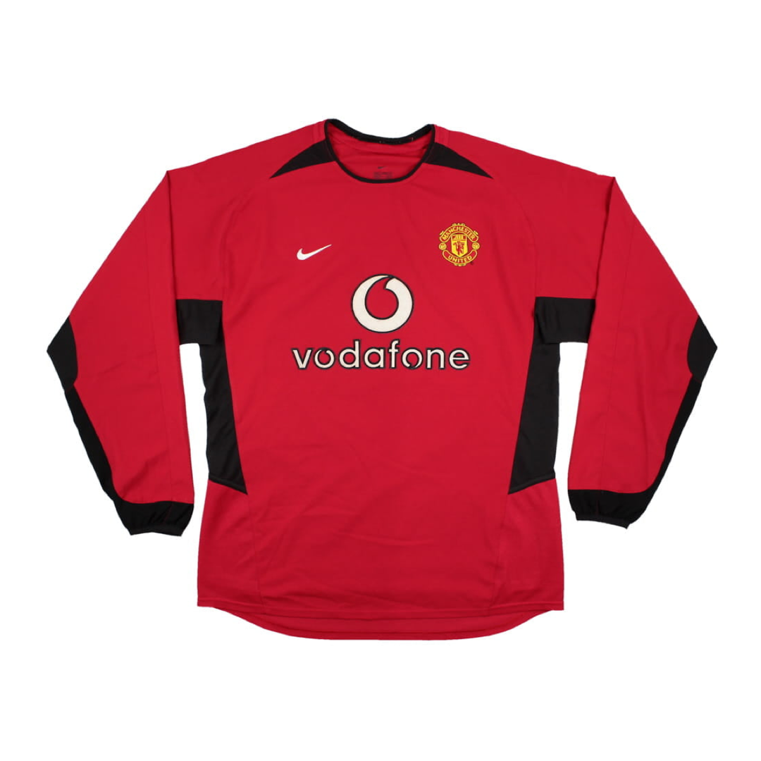 2002-04 Manchester United FC Heim Langarm