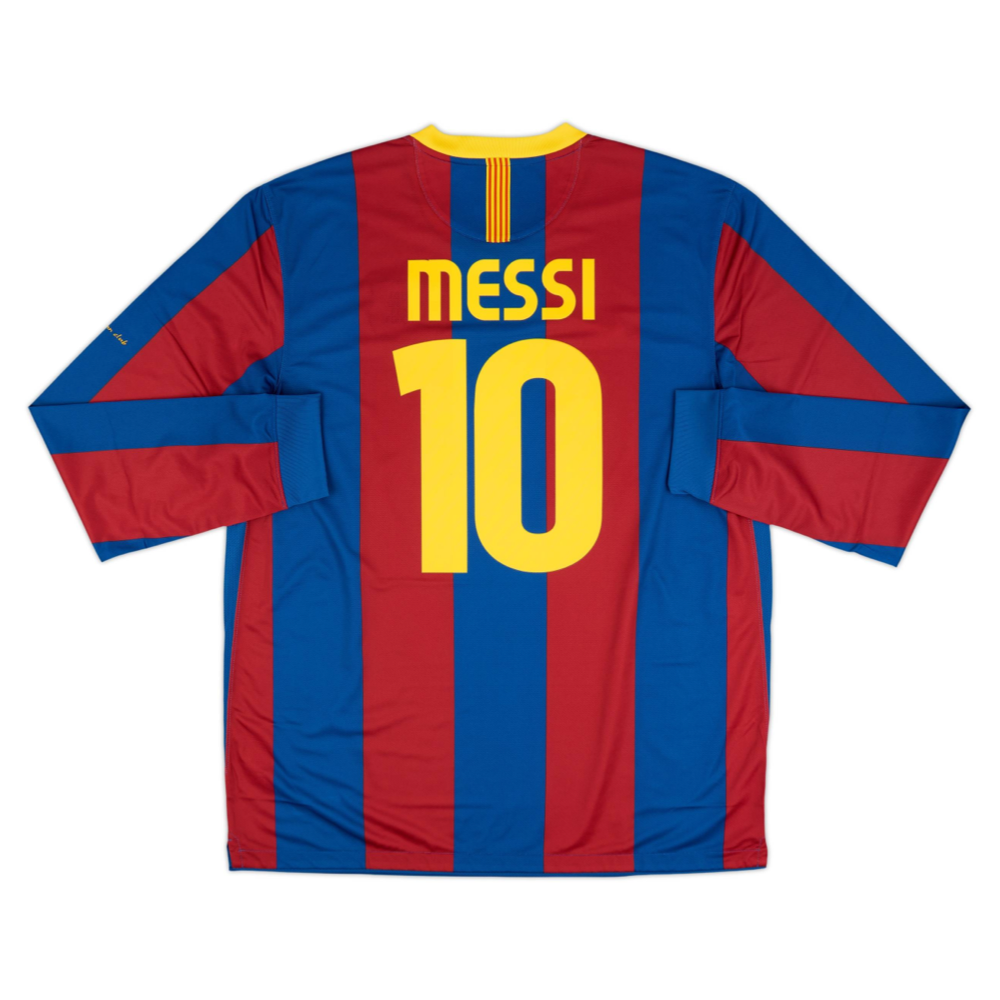 2010-11 FC Barcelona Domicile Manches Longues