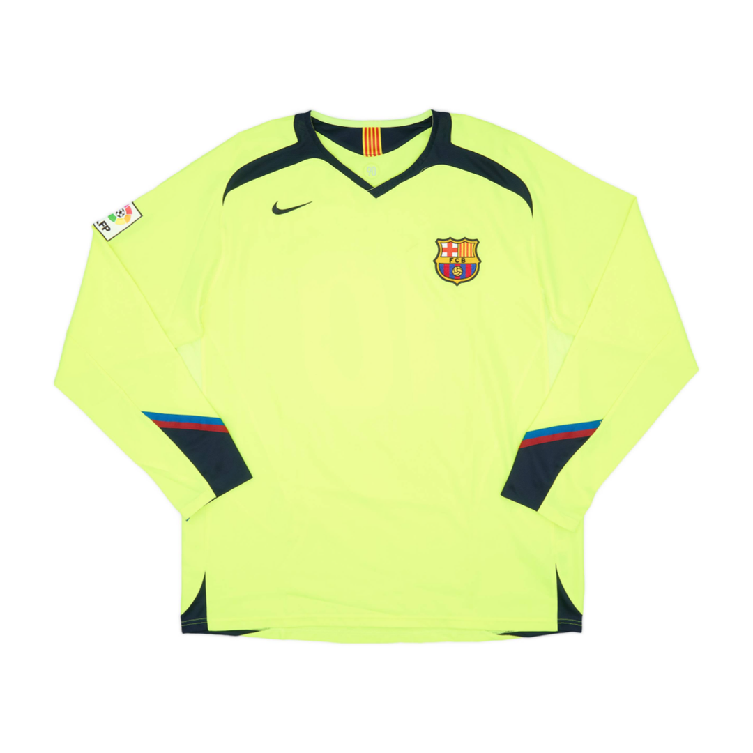 2005-06 FC Barcelona Auswärts Langarm