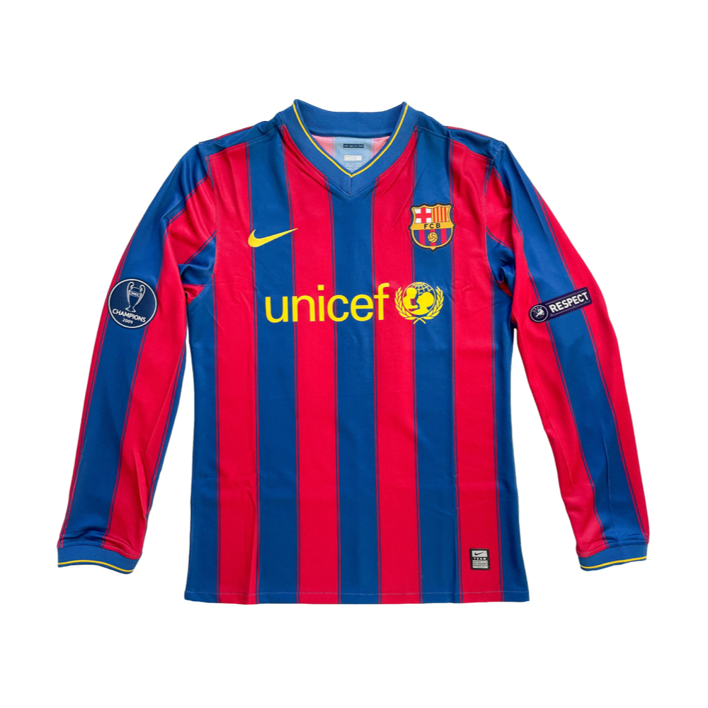 2009-10 FC Barcelona Heim Langarm