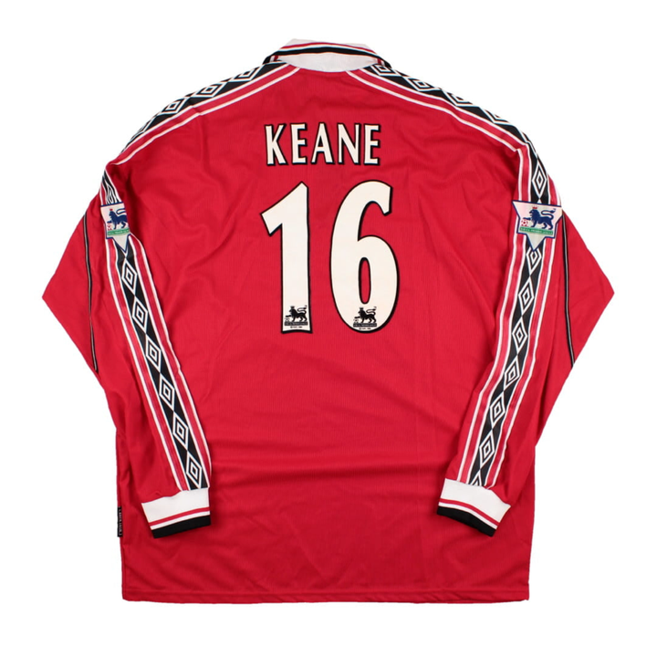 1998-00 Manchester United FC Casa Manica Lunga